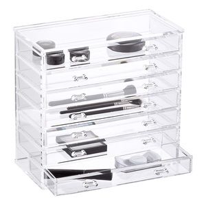 Container store acrylic organizer makeup
